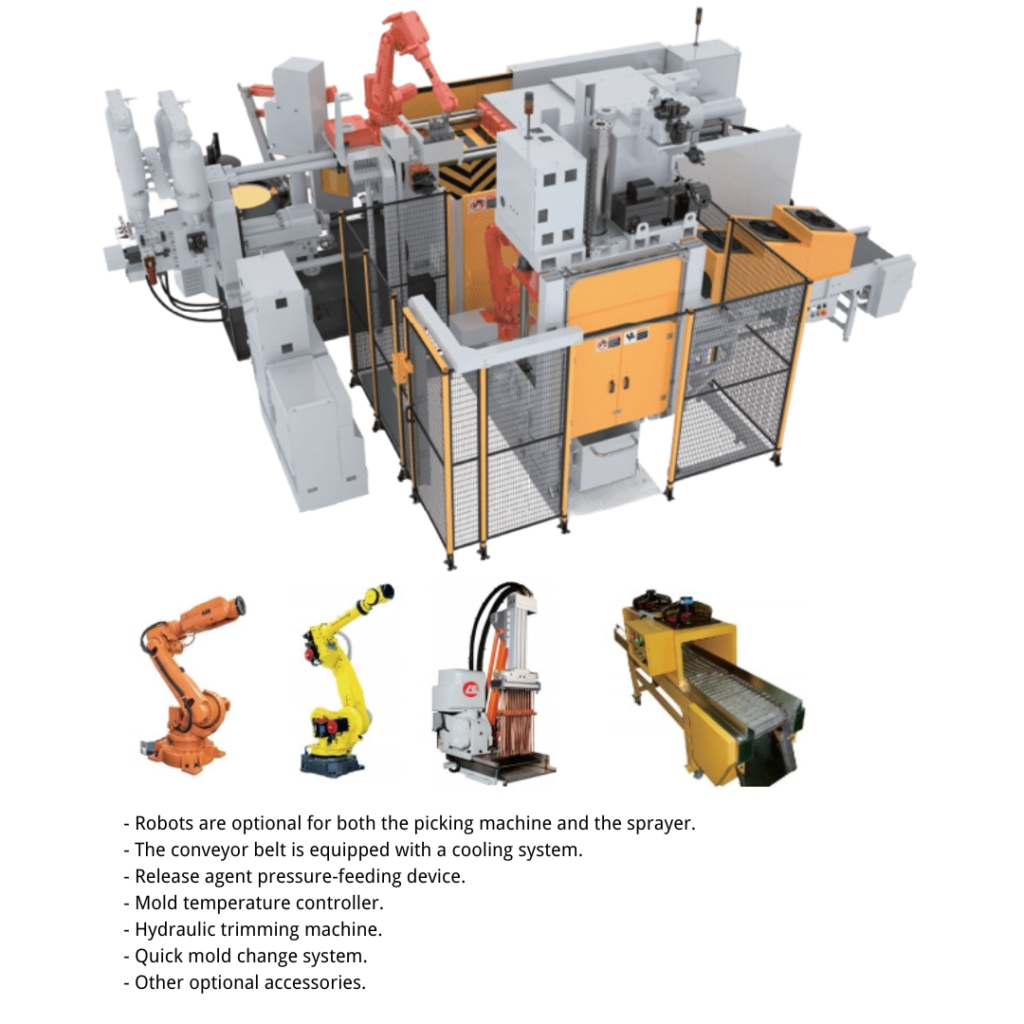 Cold chamber die casting process delivering strong, precise, and dense metal castings for various industries.